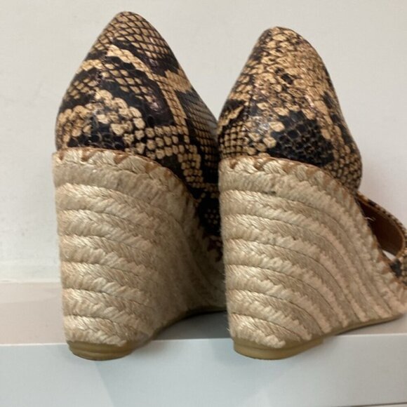 Vince Sonora Espadrilles Wedge Heels Sandals Size 5 - Picture 4 of 11